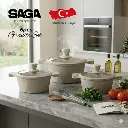 Saga 6-Piece Granite Cookware Set SG-H1730