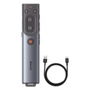 قلم عرض لاسلكي ذكي Baseus Orange Dot AI بليزر أحمر وشحن USB-C